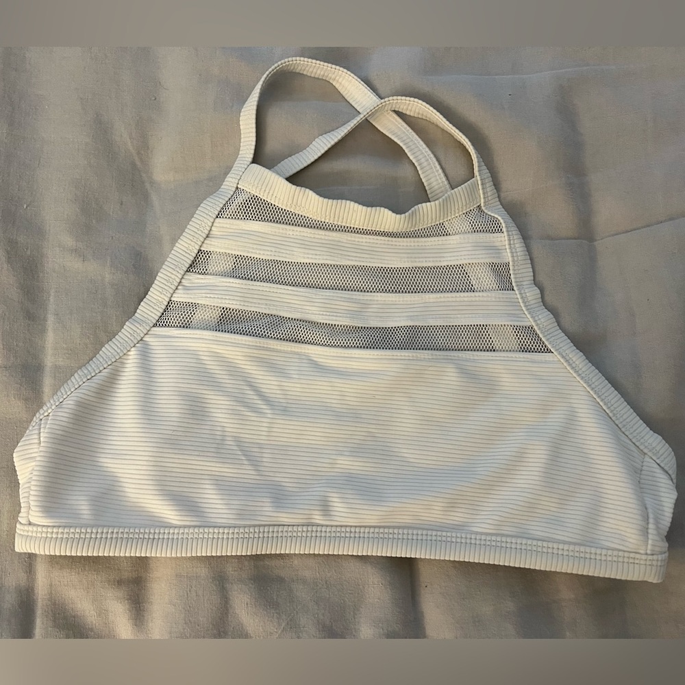 No Boundaries Large Mesh Panel Bikini Top